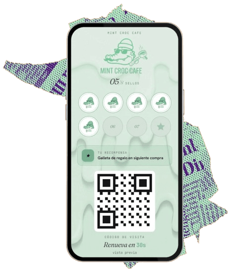 Tarjeta de Mint Croc Cafe
